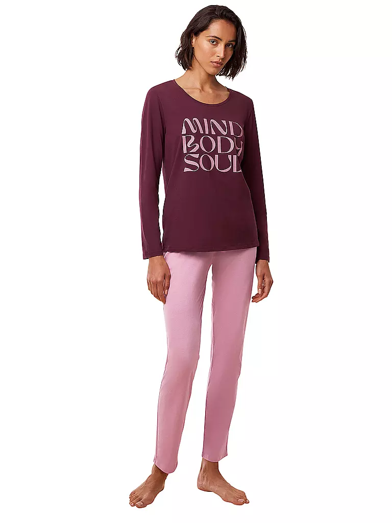 TRIUMPH Pyjama  dunkelrot