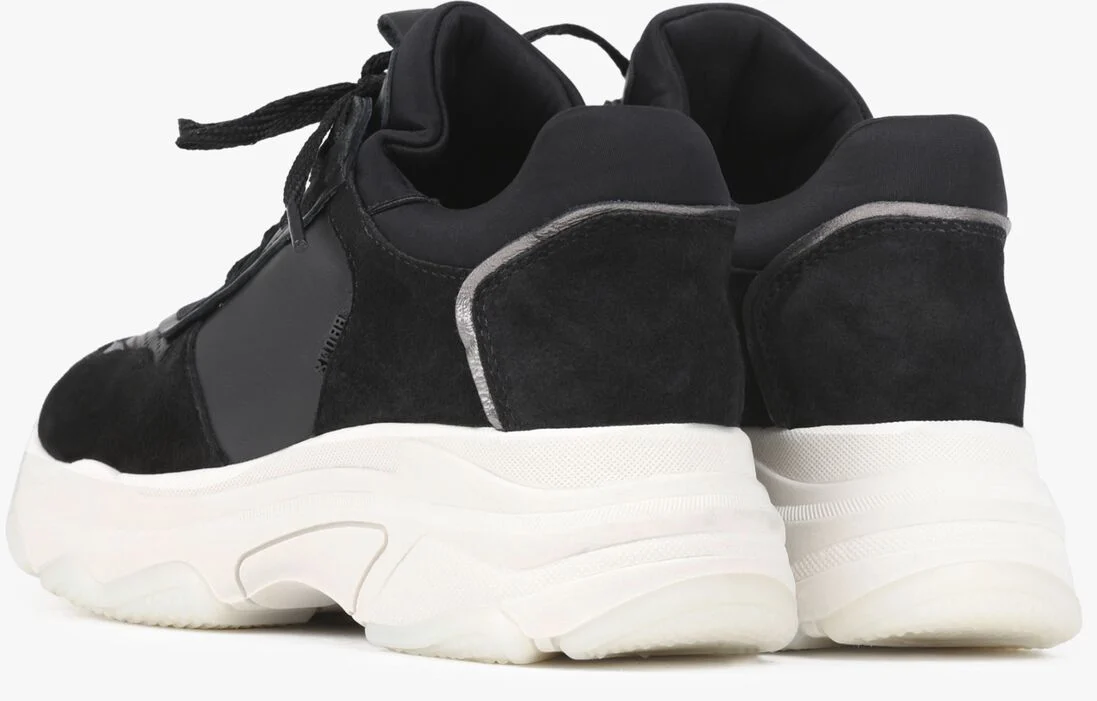 BRONX zwarte bronx lage sneakers baisley 66455