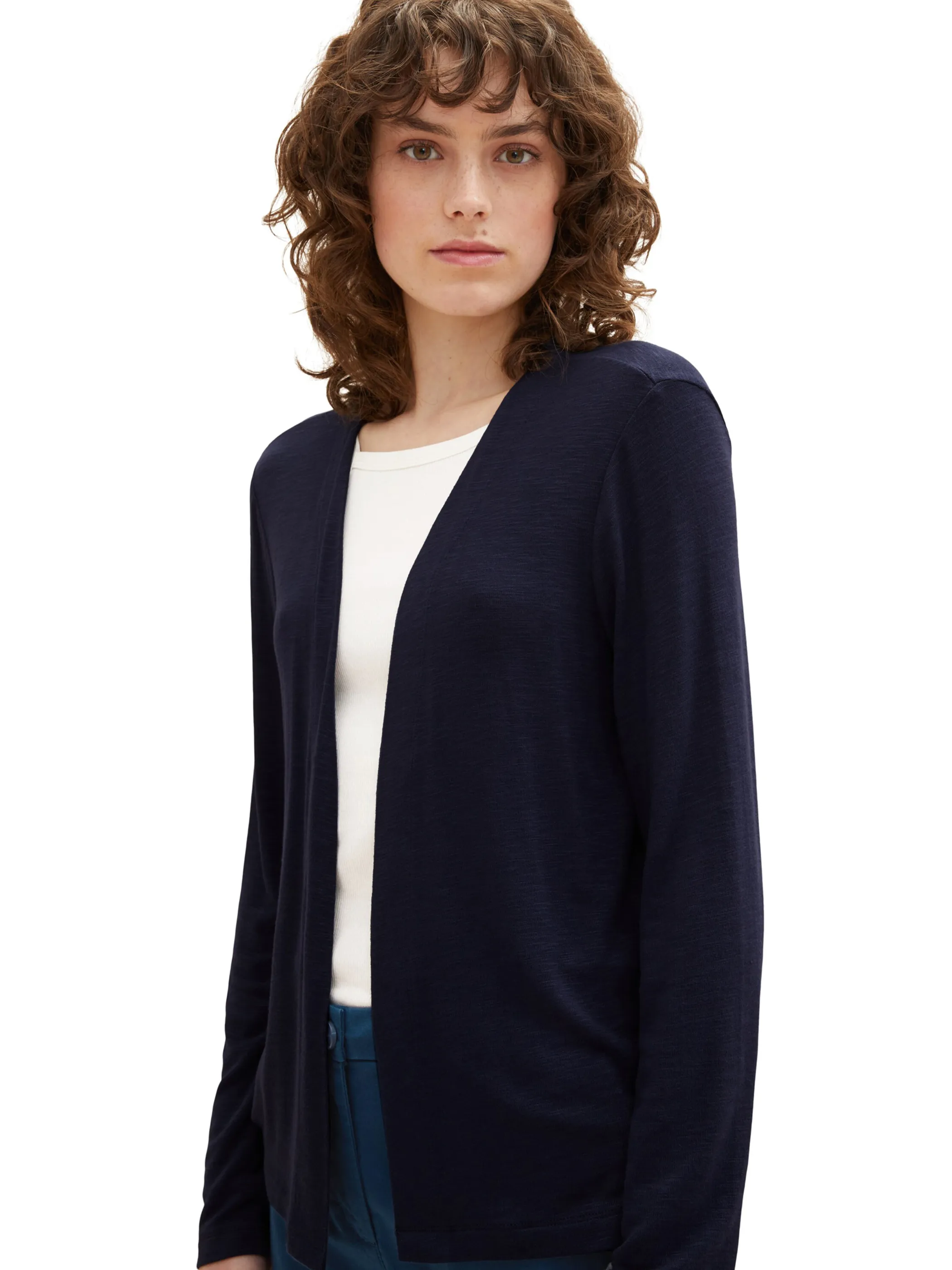 Damen Cardigan unifarben