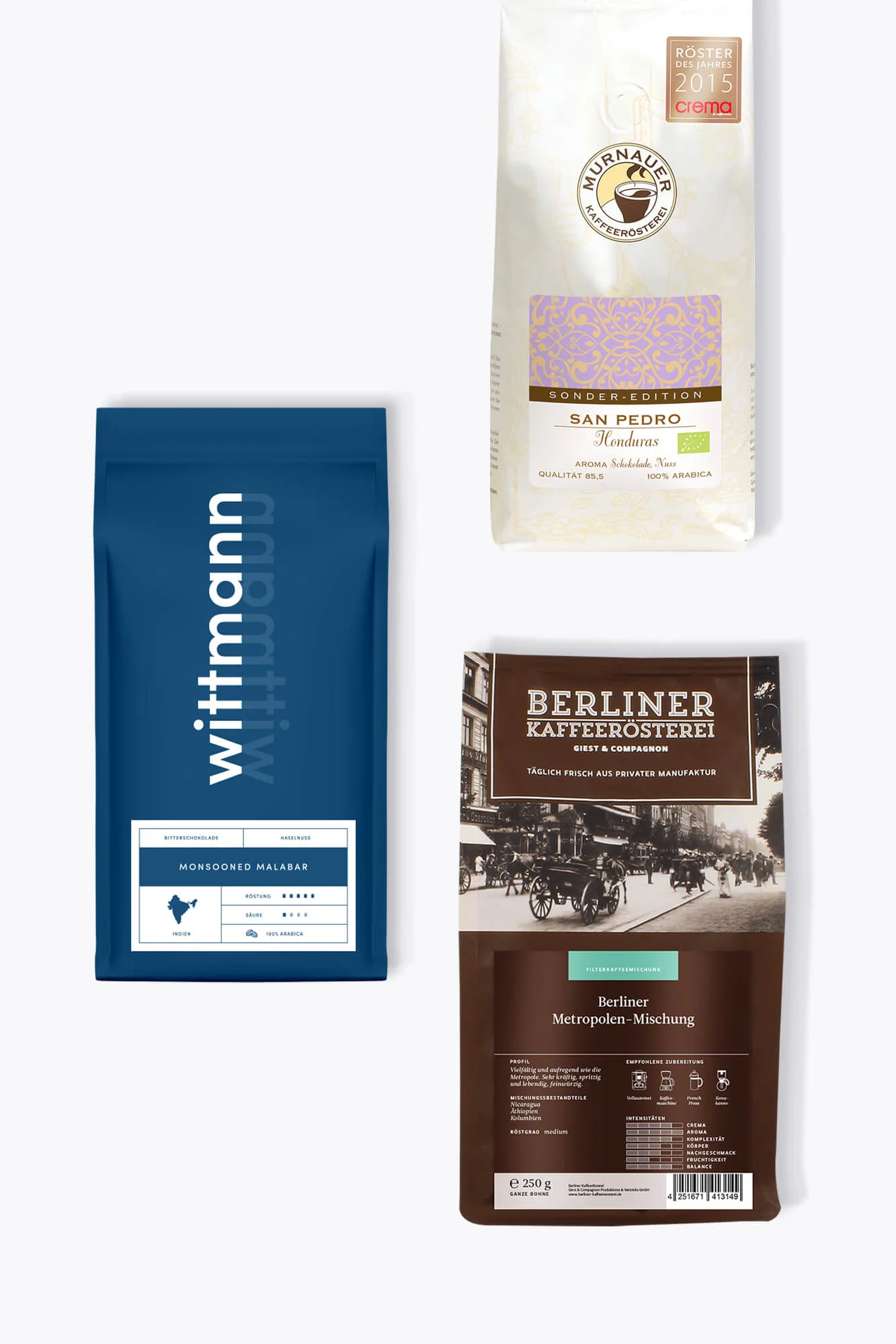 Säurearmer Kaffee - Probierpaket 750g