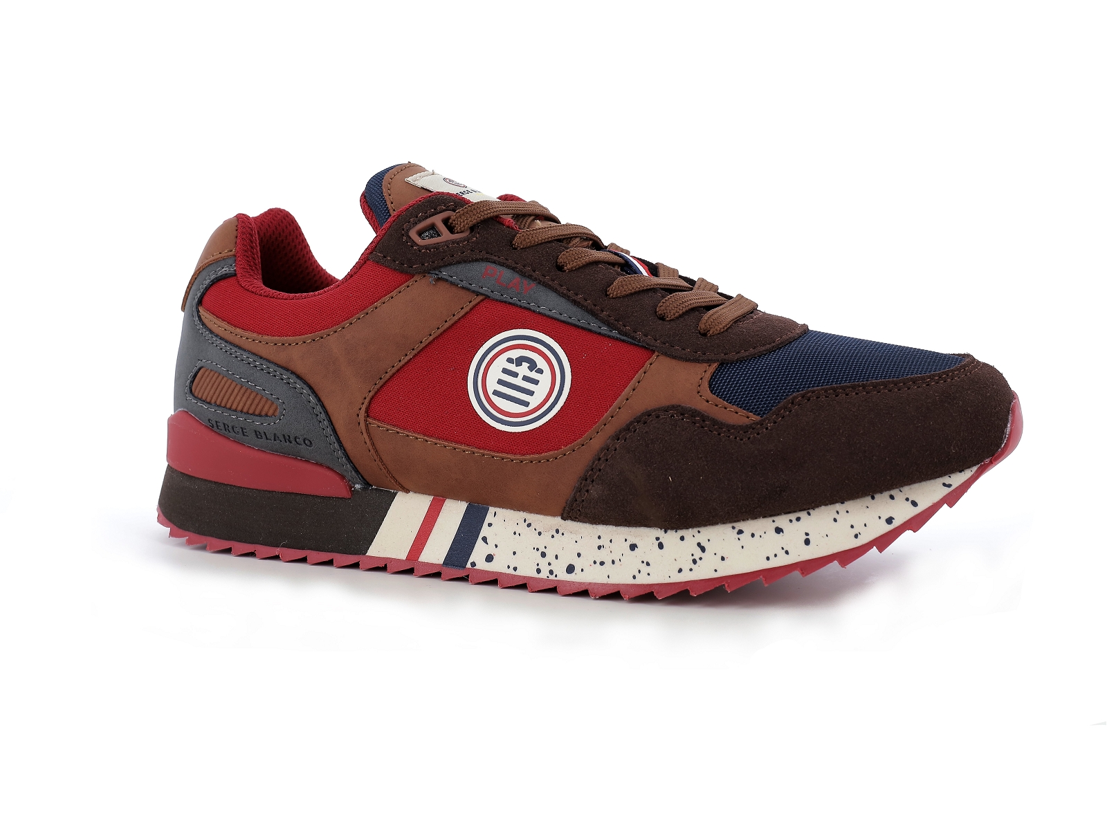 Serge blanco-CHAMONIX BICOLORE Matières combinées Rouge Marine
