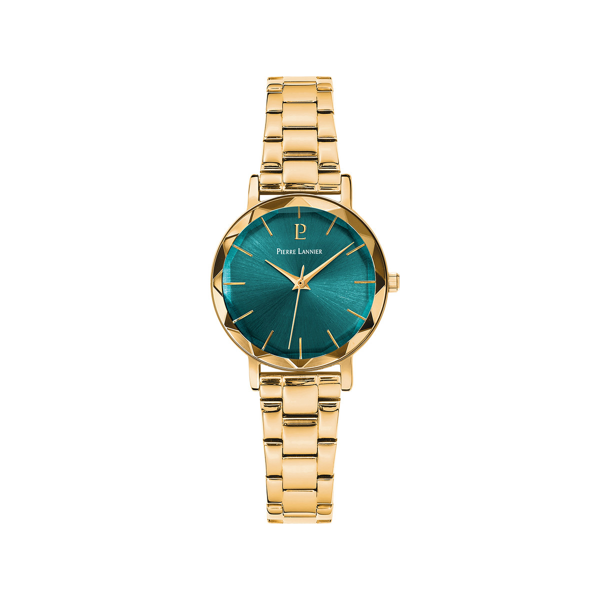 Montre PIERRE LANNIER multiples femme bracelet acier doré