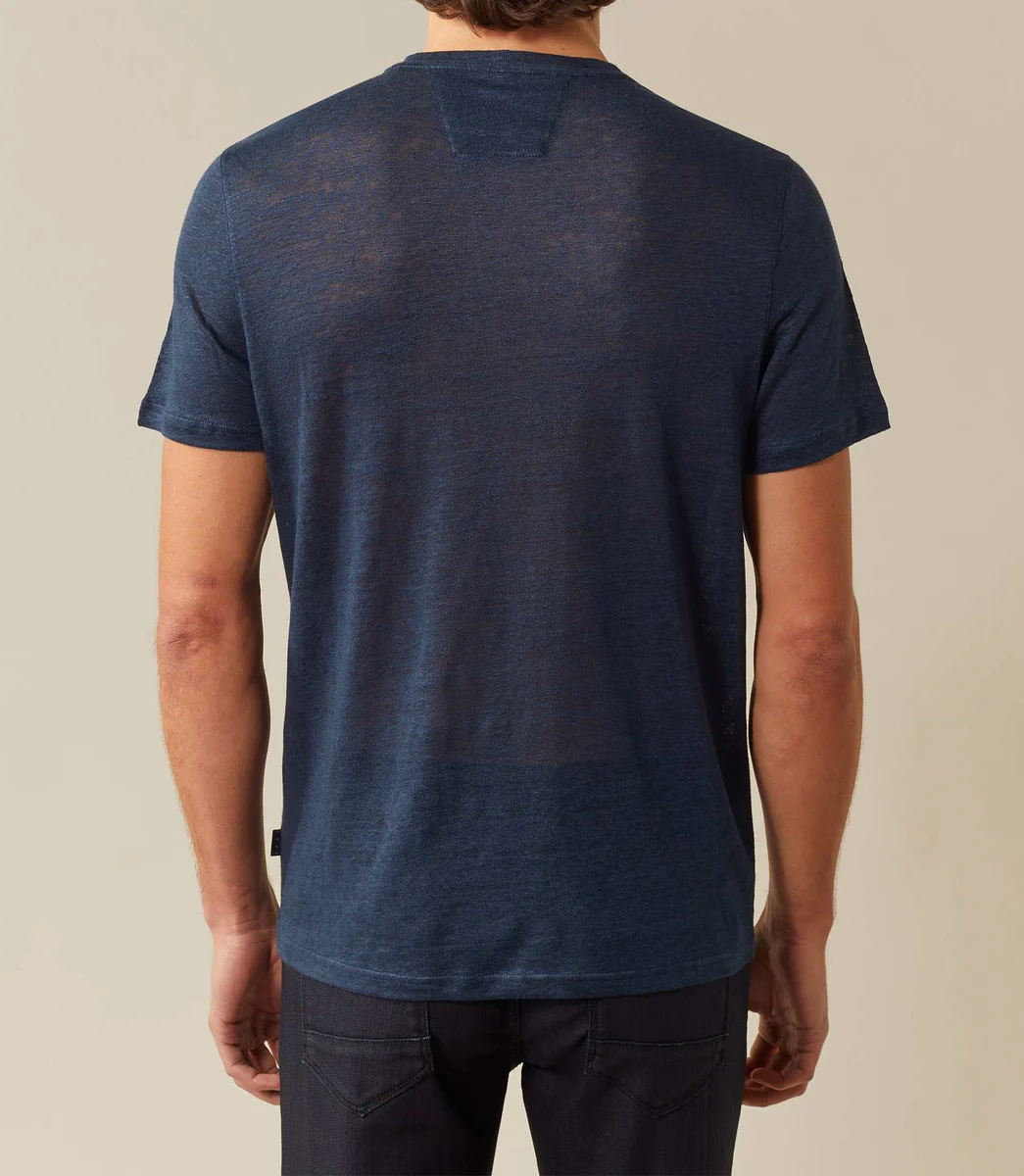 T shirt col rond marine 