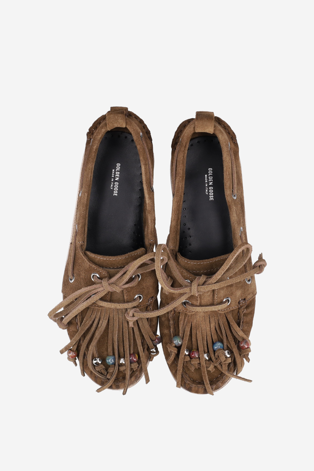Cruise fringes suede loafers