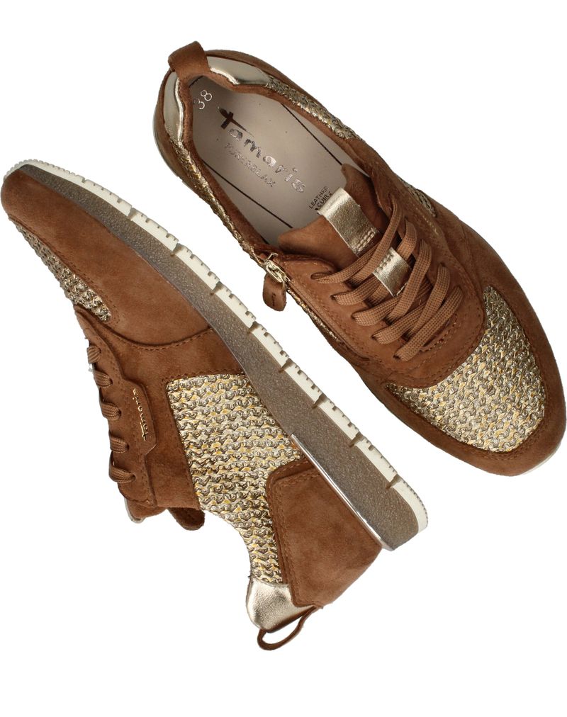 Tamaris Sneakers Bruin Dames