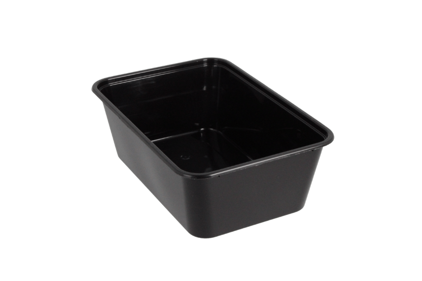 Maaltijdbak PP 750ml zwart