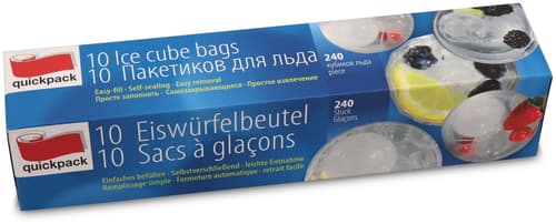 Quickpack Eiswürfelbeutel Kugeln