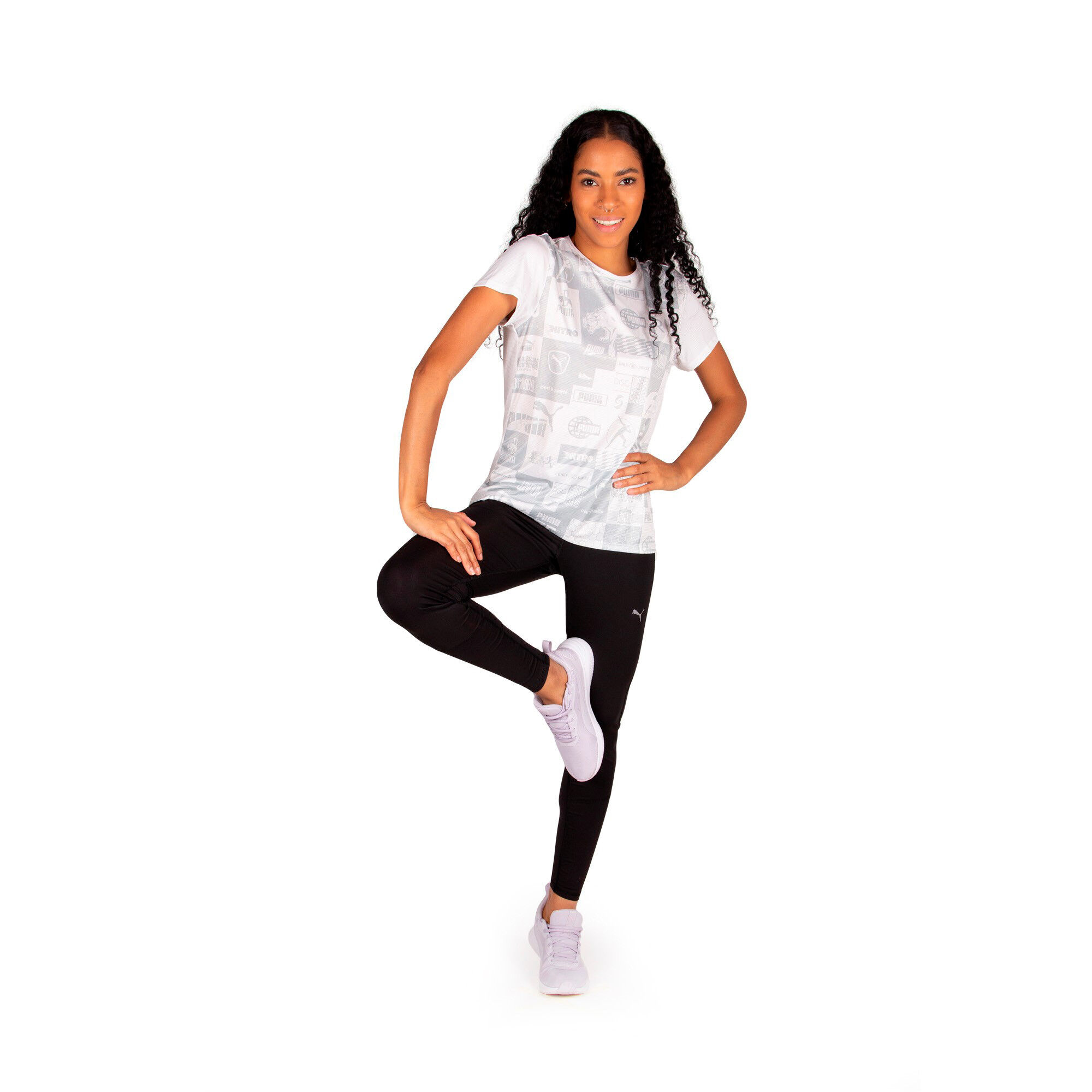 Puma Run Favorite Regular Rise Long Collant Tight Femmes - Noir