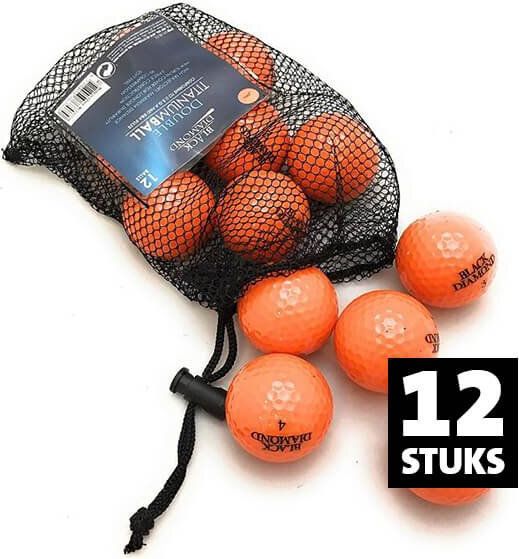 Black Diamond Golfballen 12 stuks GolfballenGolfballenGolfballenGolf