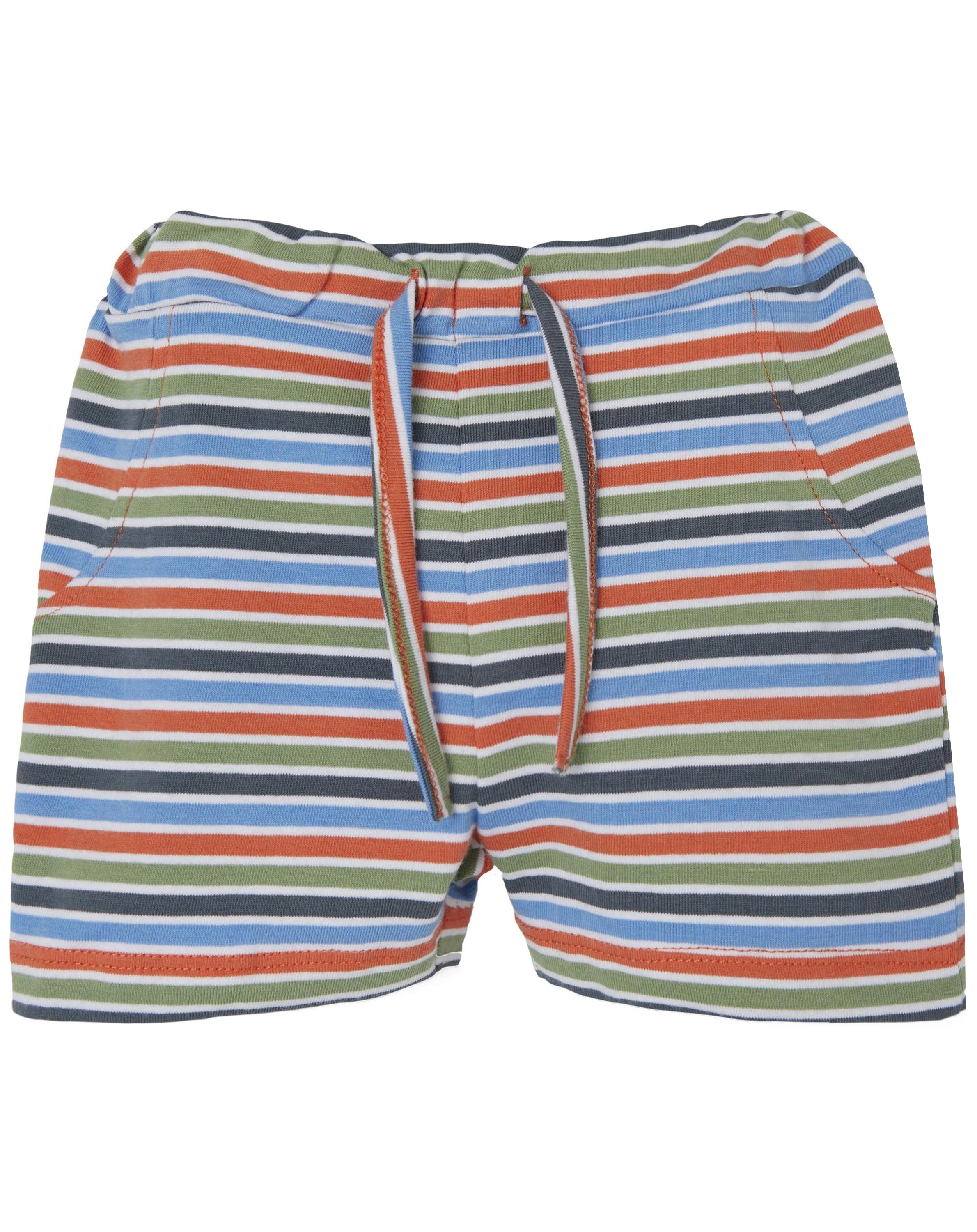 Shorts NBMFORIS gestreift in bright white