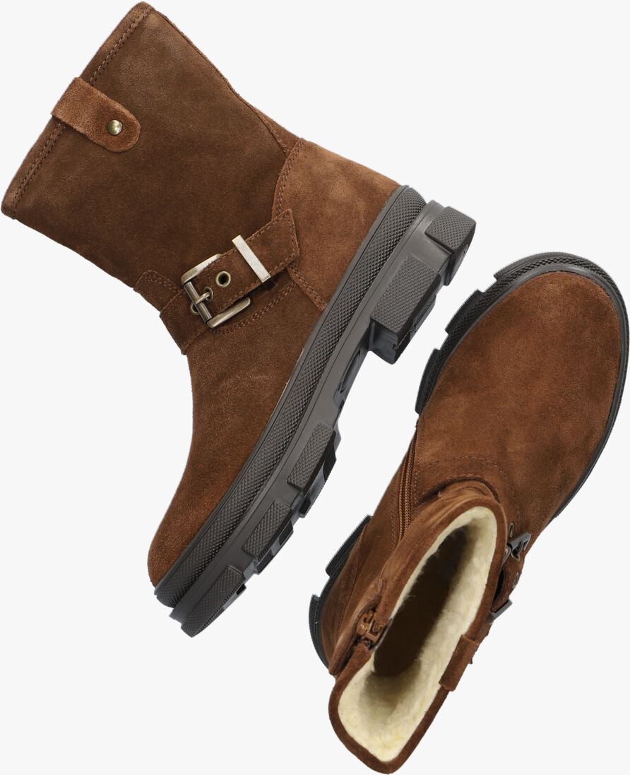 TON & TON bruine ton & ton enkelboots lunt