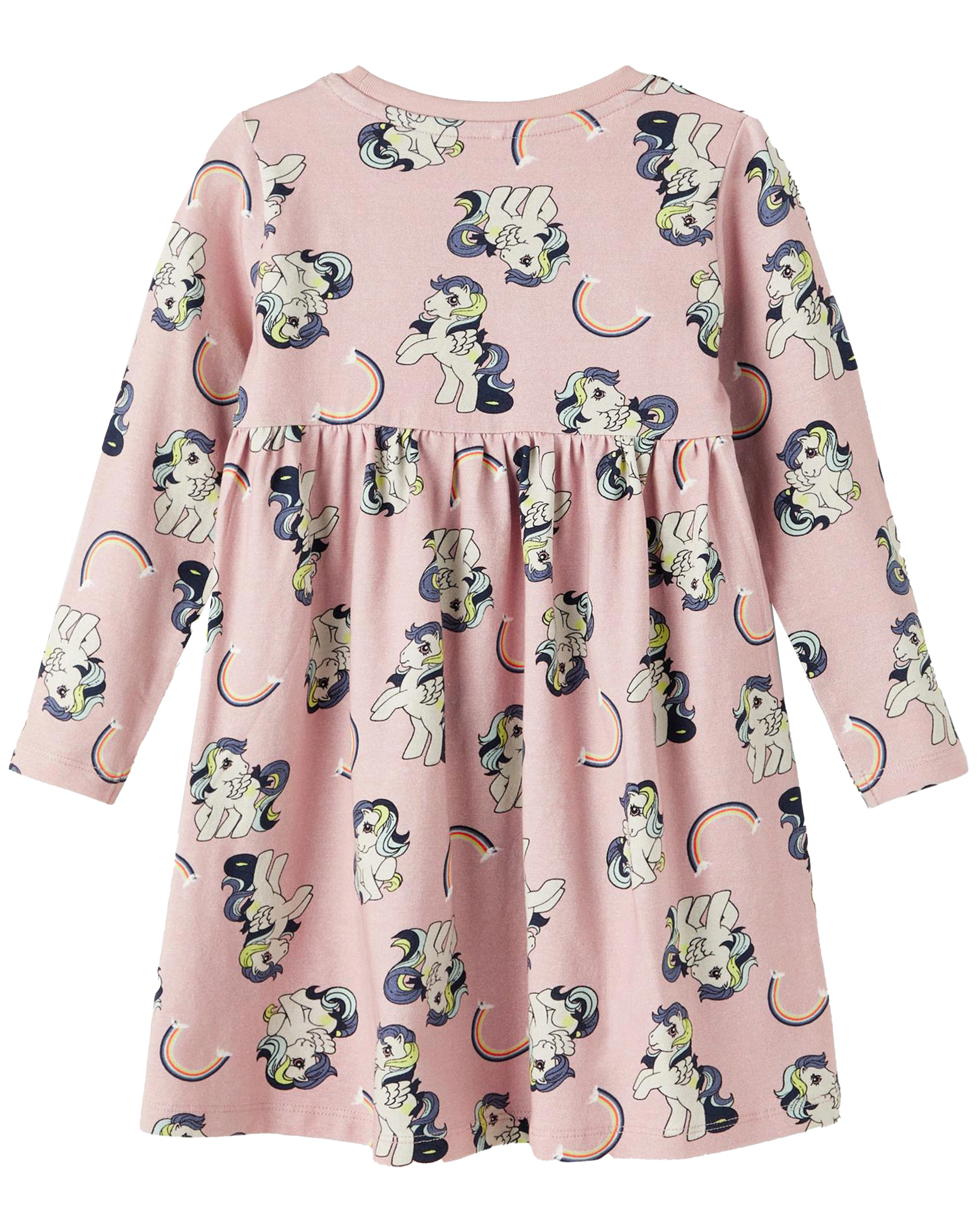 Langarm-Kleid NMFMLP FAKSINI in violet ice