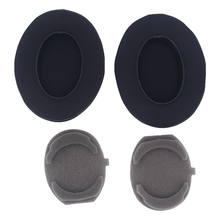 (2er Set) Sony WH-1000XM3 Kopfhörer Ersatz Ohr Polster Kissen - Schwarz