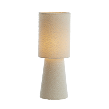 Tafellamp Fenna crème Ø11 x 30 cm