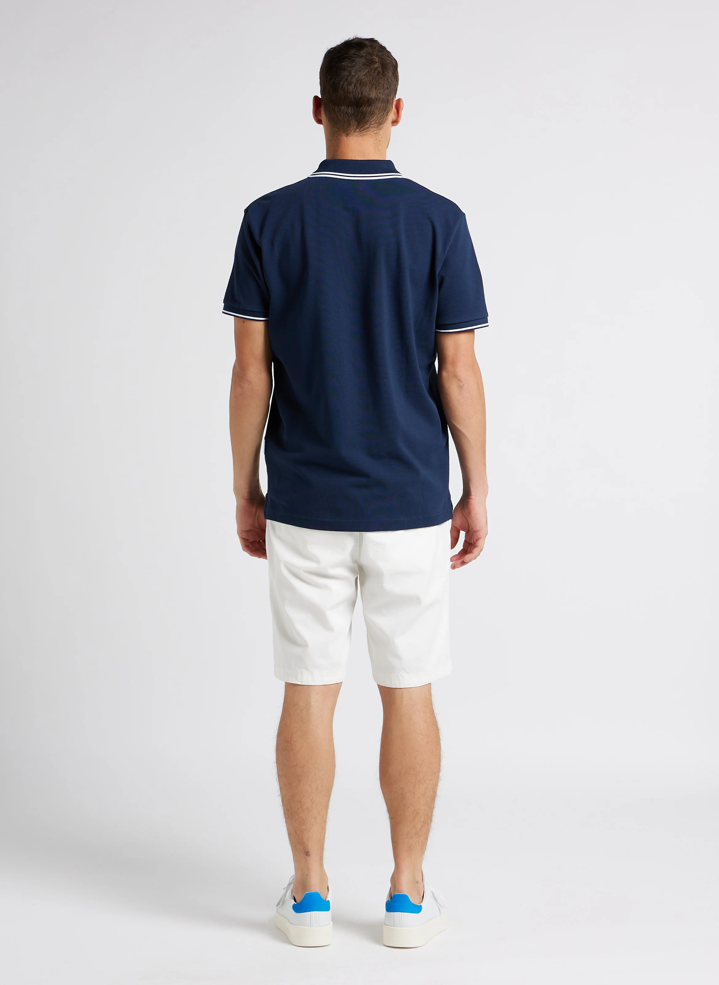 DANTE - Polo regular-fit en coton bio | Bleu