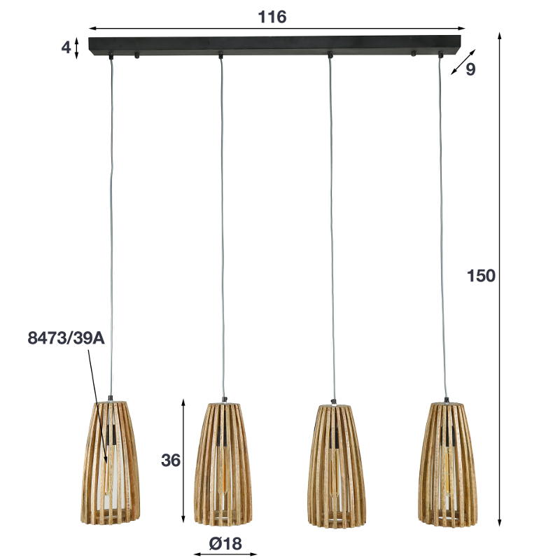 Hanglamp Doesburg