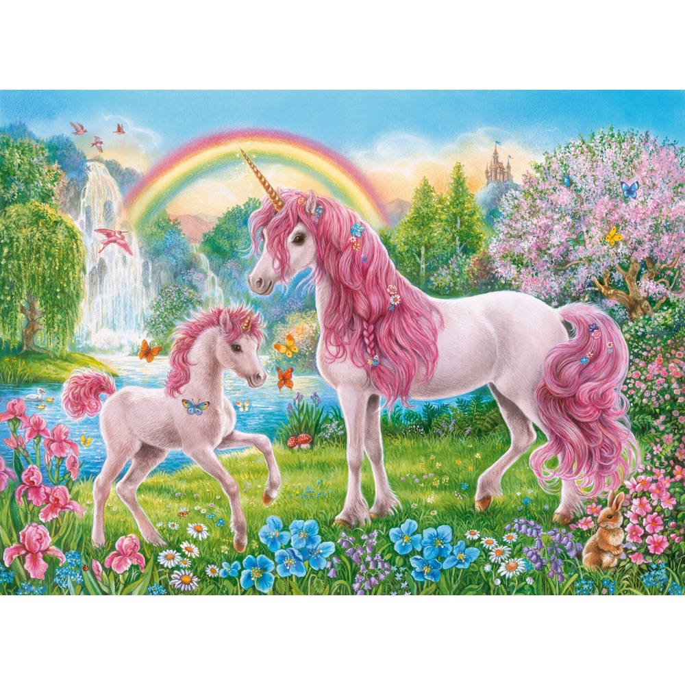 Ravensburger Magische Einhörner 4 x 100-teiliges Puzzle-Bumperpack