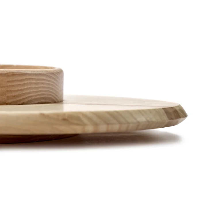 Serax - Dune Holzbrett mit Schale by Kelly Wearstler, 02, Esche natur