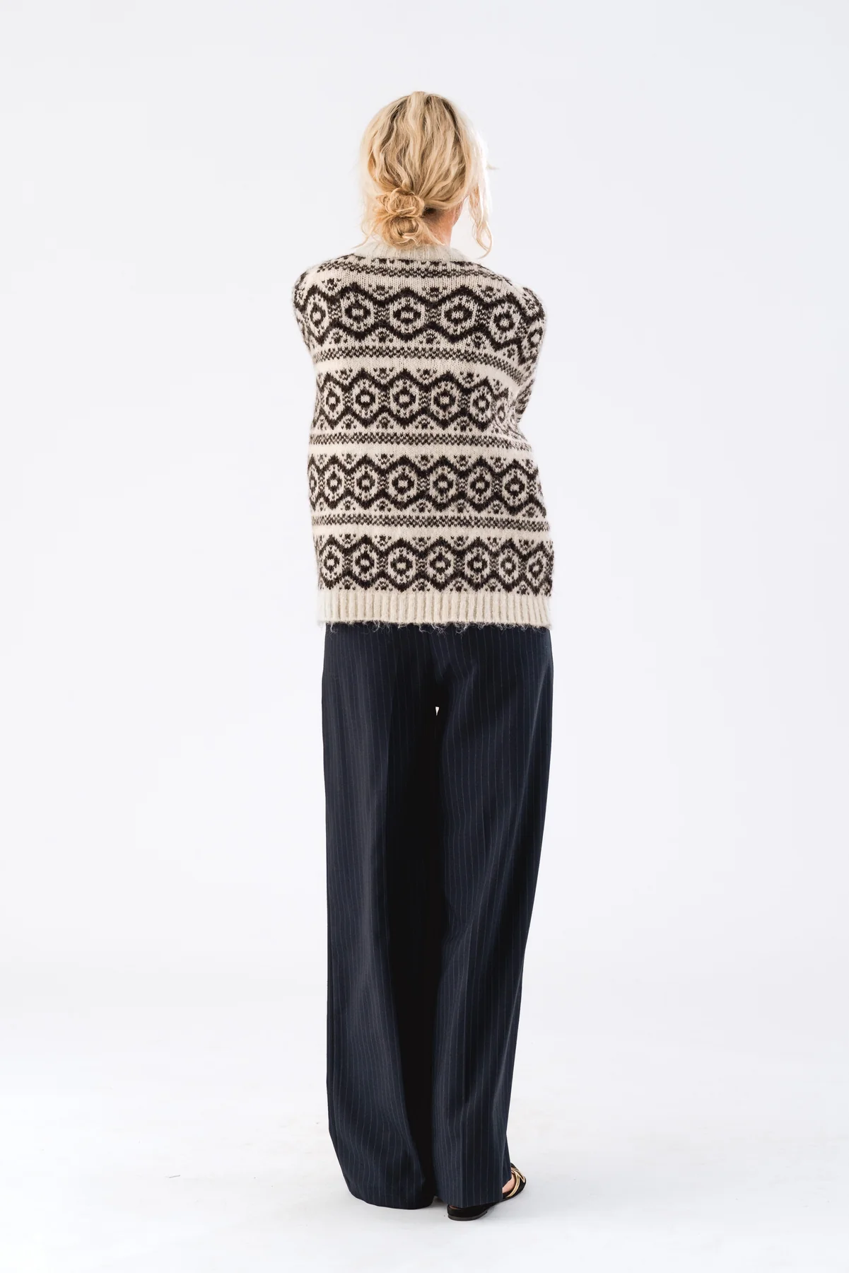 Lollys Laundry Novall Cardigan Ls 65 choco