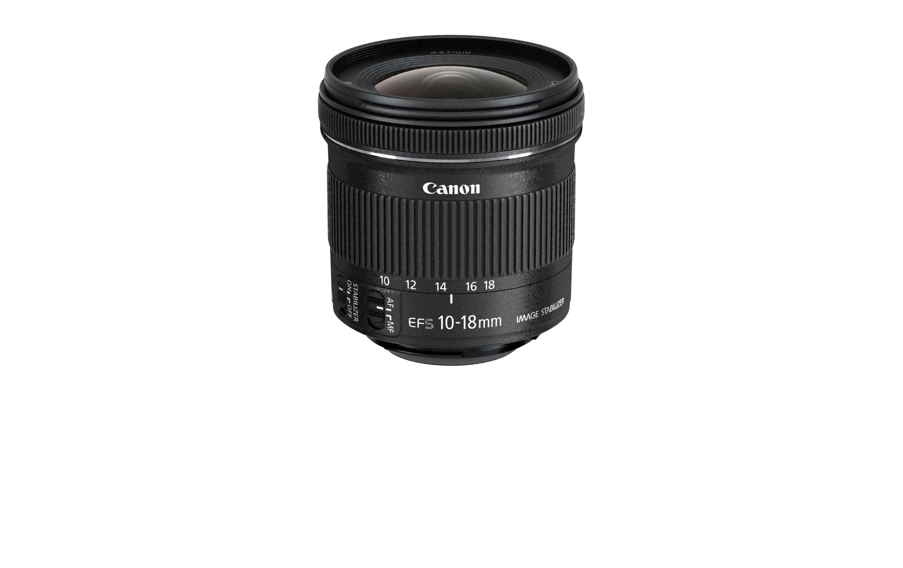 Zoomobjektiv EF-S 10-18mm F/4.5-5.6 IS STM Canon EF-S<br>EF-S 10-18 mm f/4.5-5.6 IS STM