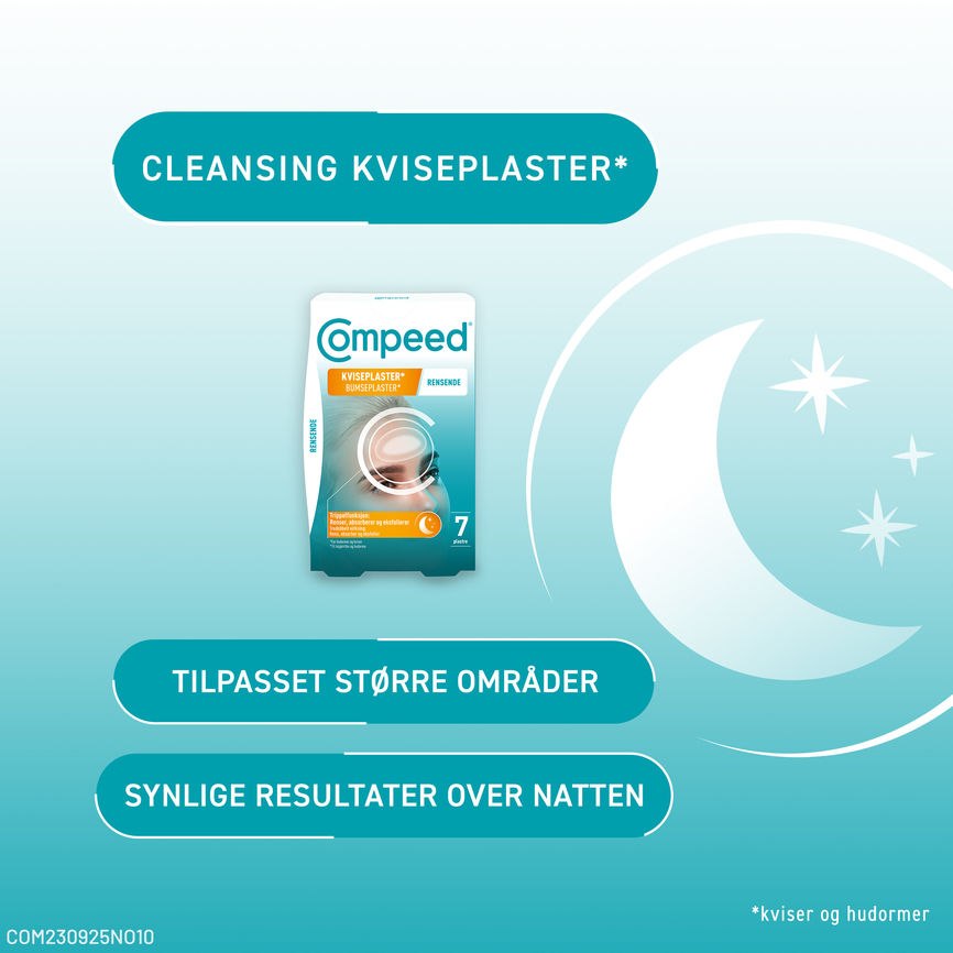 Compeed Cleansing kviseplaster 7 stk