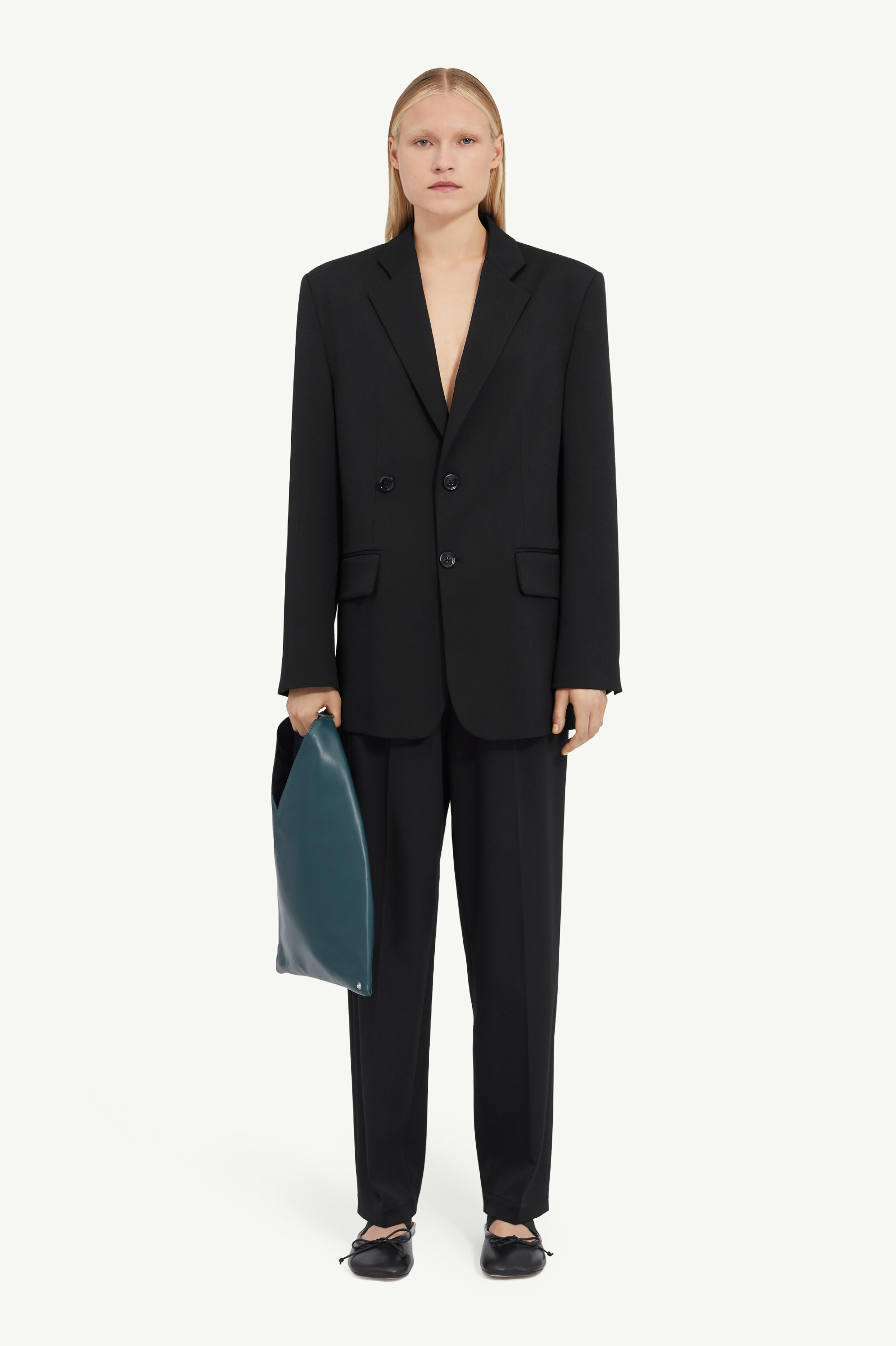 Veste de tailleur en laine pour femme | MM6