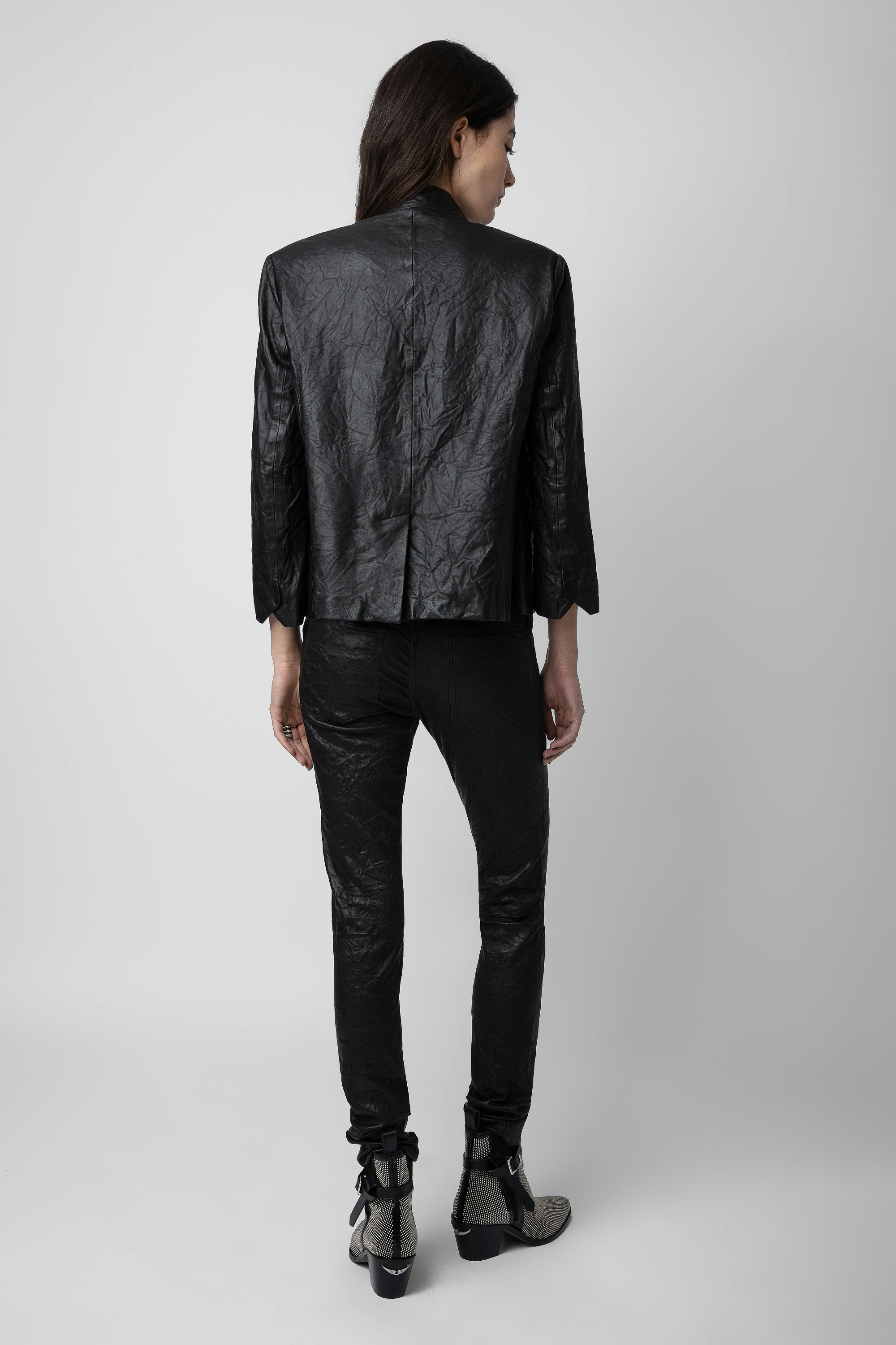Blazer Verys Cuir Froissé