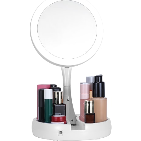 Essential foldespejl med LED