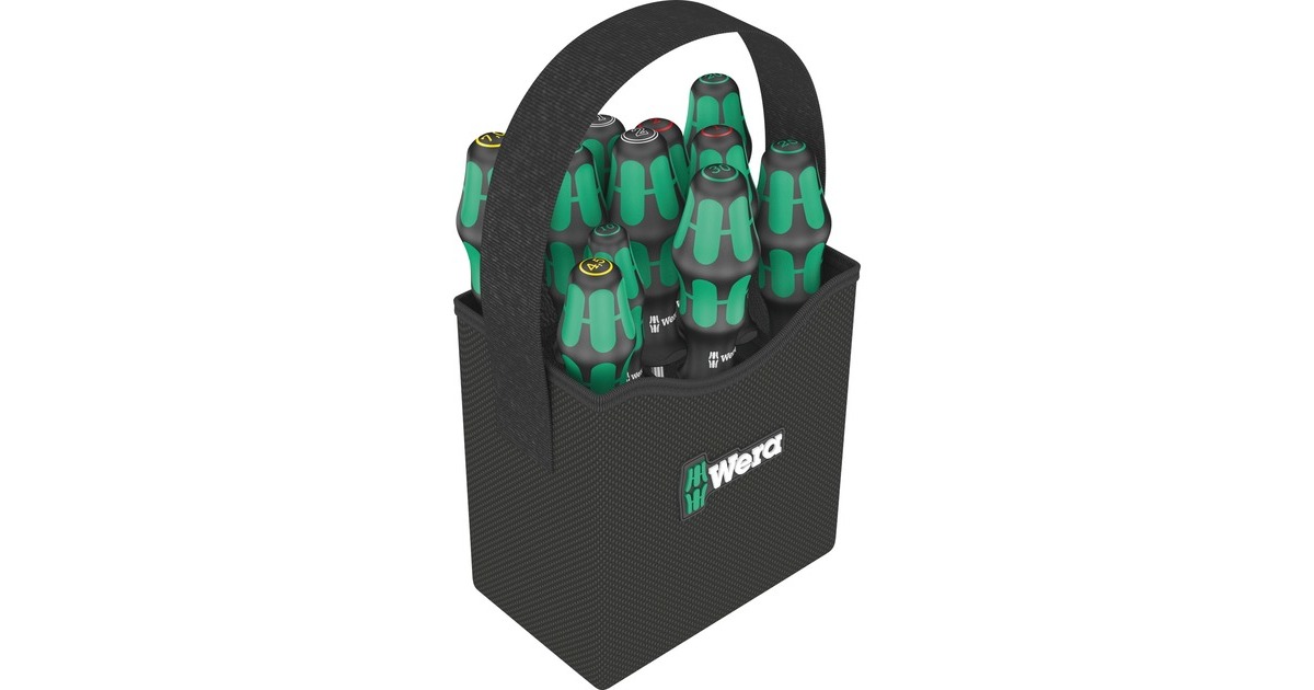 WeraKraftform 2go 300 schroevendraaier  (Zwart/groen)