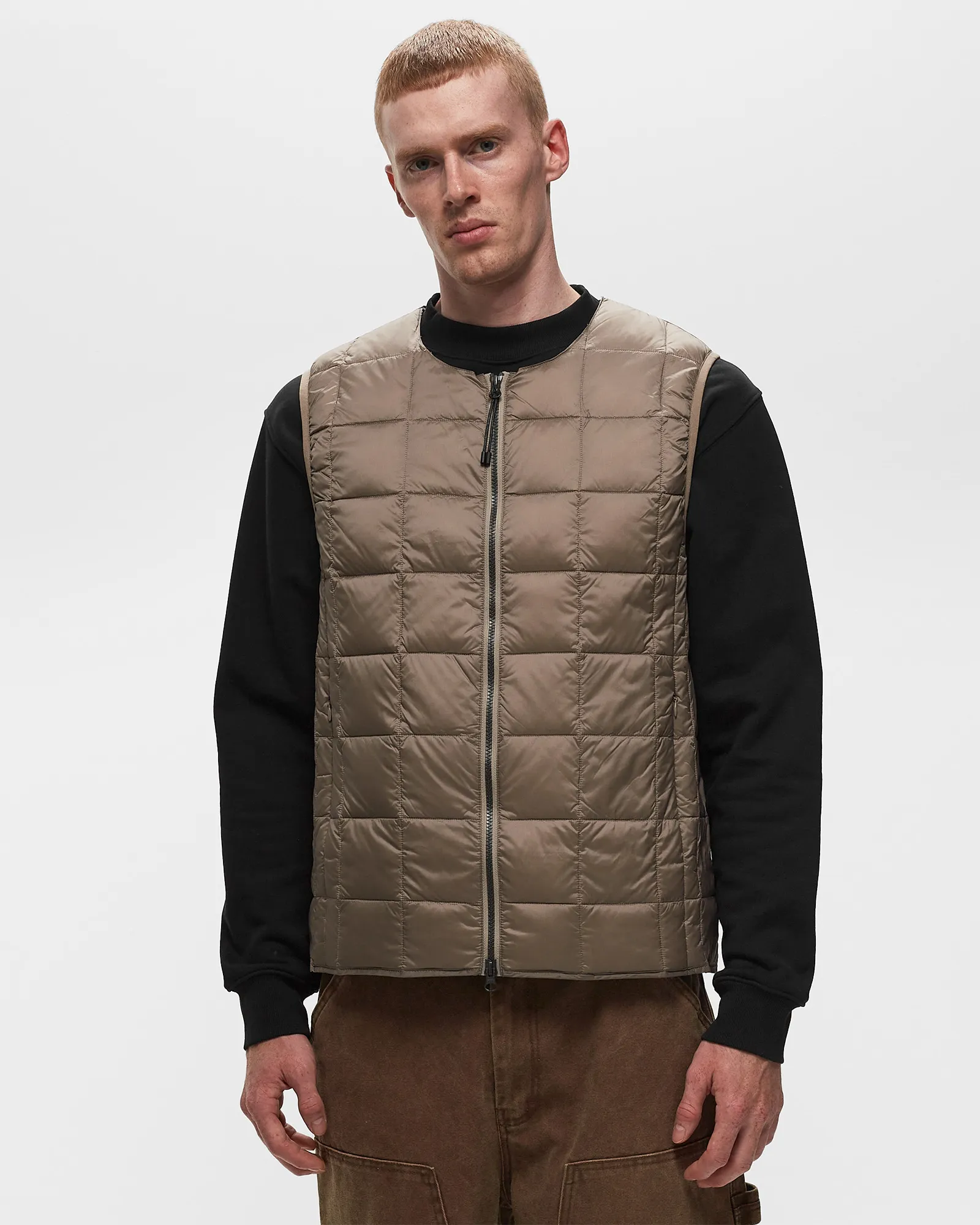 Taion CREW NECK W-ZIP DOWN VEST