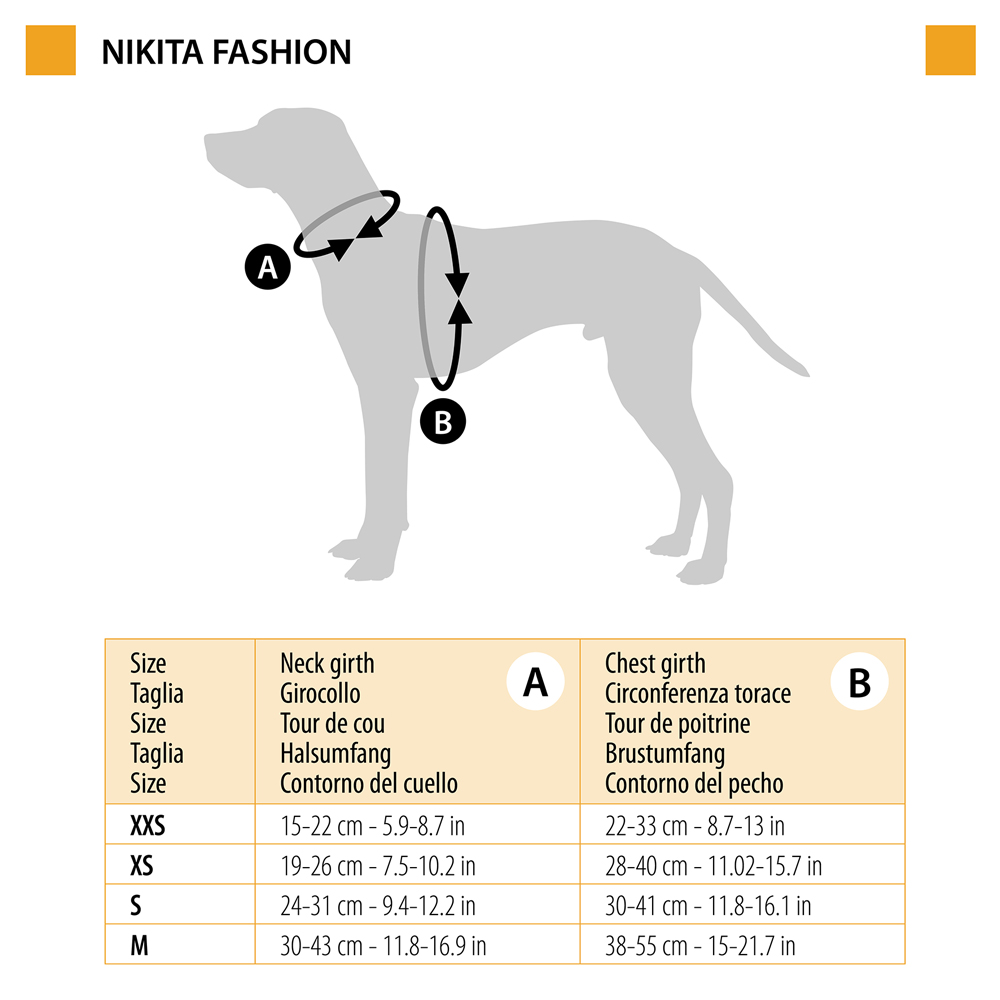 Harnais pour chiens nikita fashion s, respirant, rembourré et ajustable