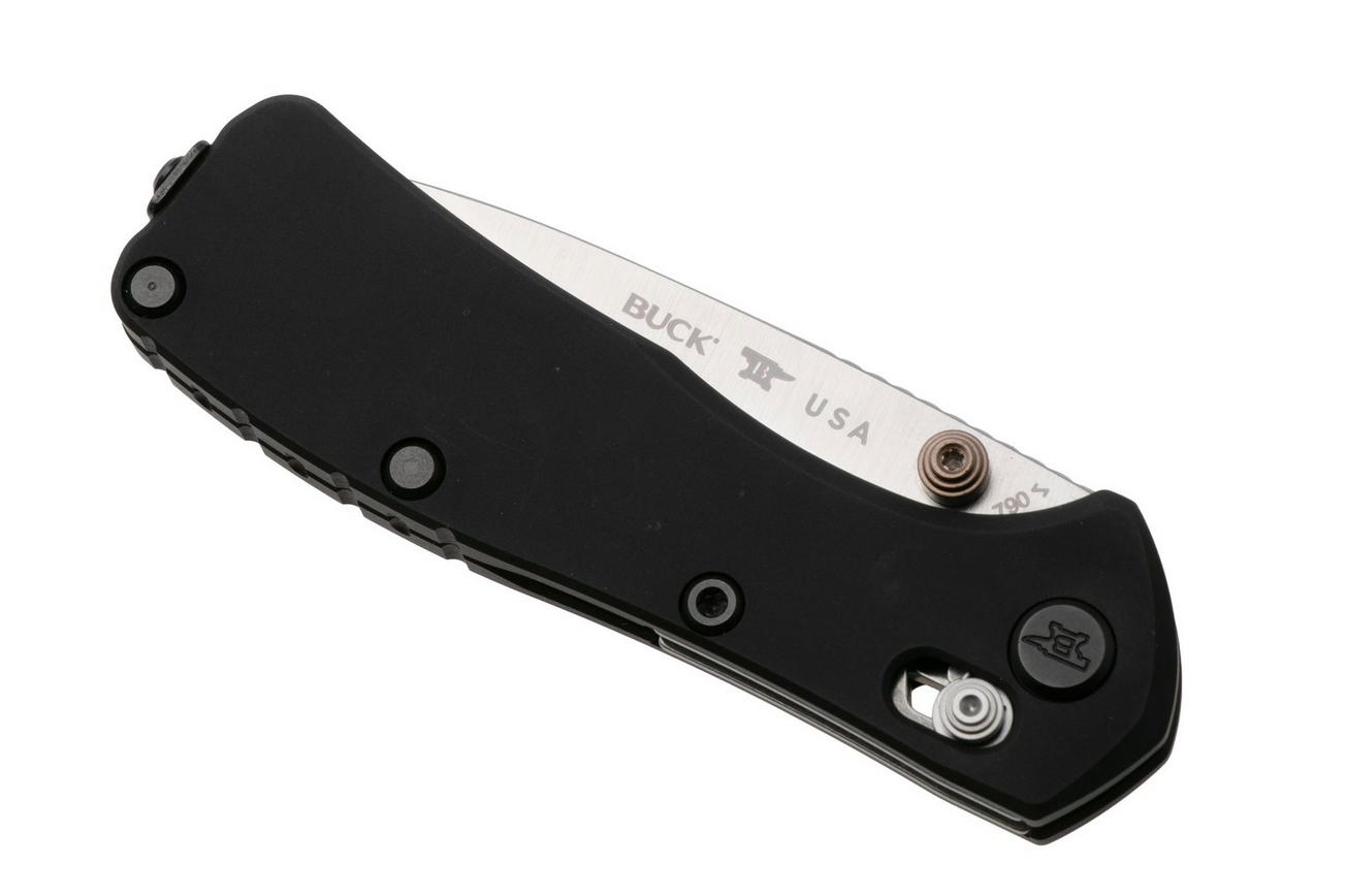Buck 790 Mini Range Elite 0790BKS Satin MagnaCut, Black Aluminum, zakmes
