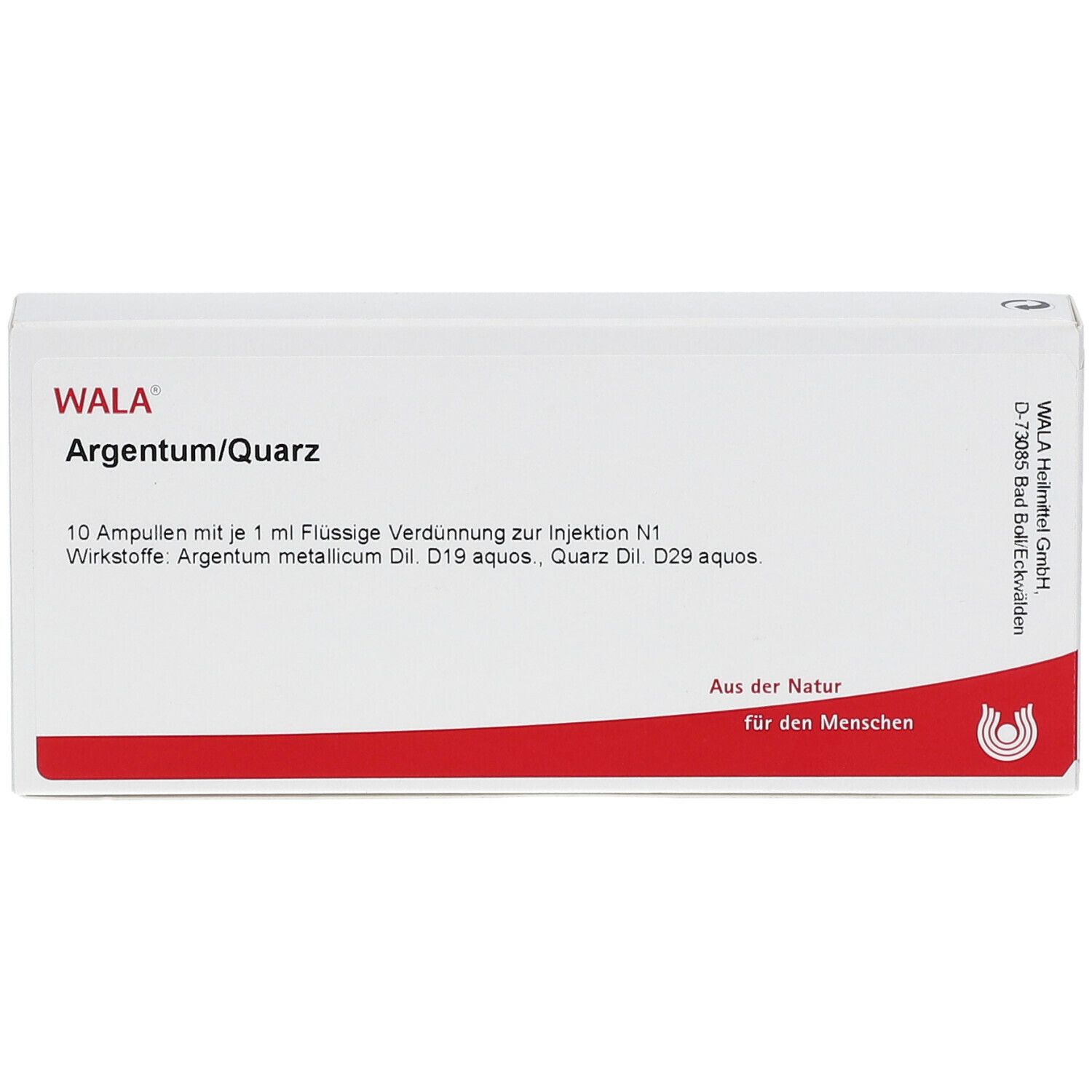 WALA® ARGENTUM/QUARZ Amp.