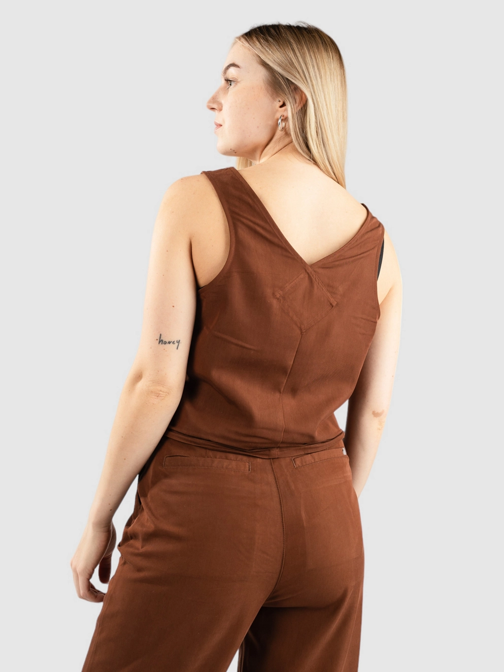 Brixton Polanco Tank Top sepia