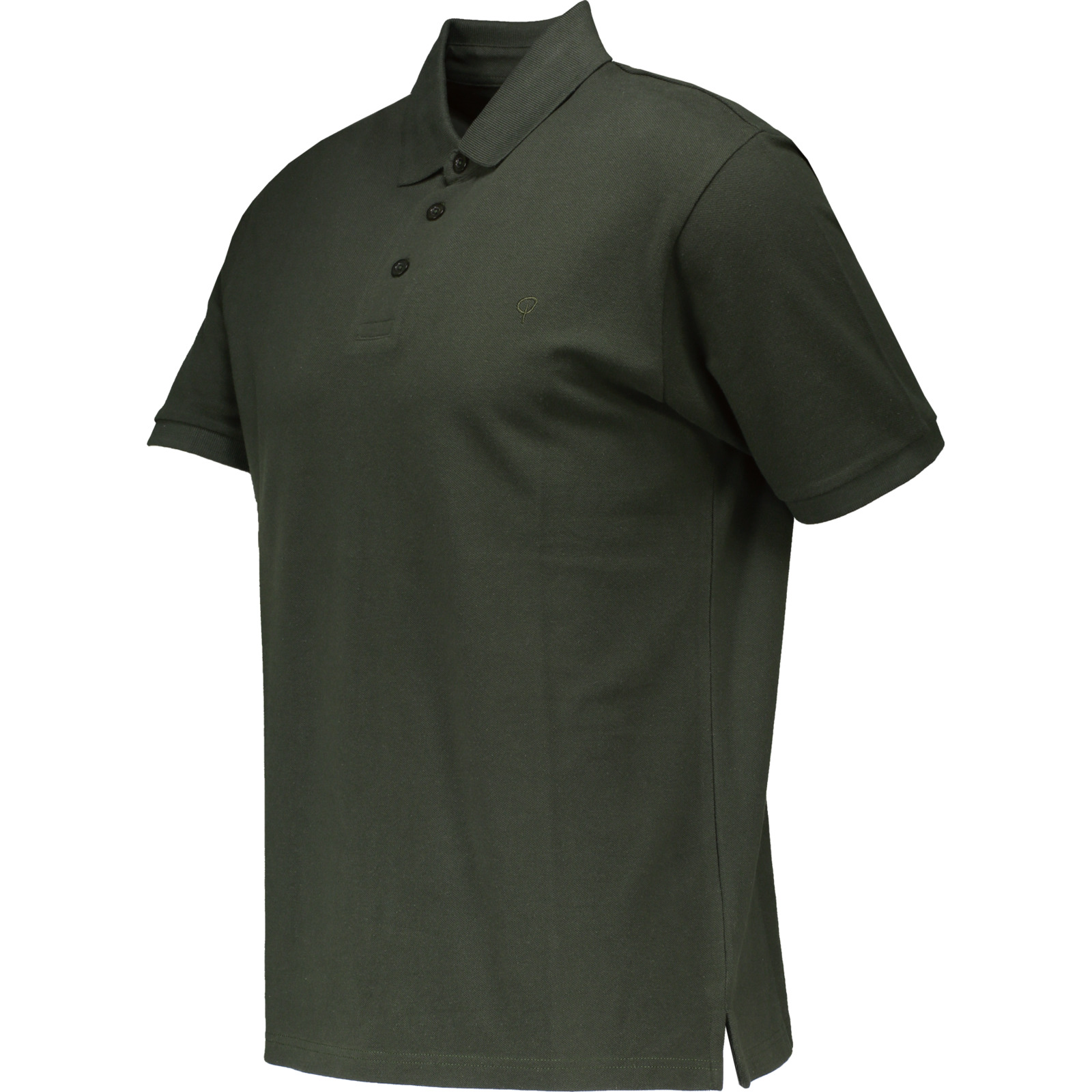 Herren-Poloshirt Bio, dunkelgrün S