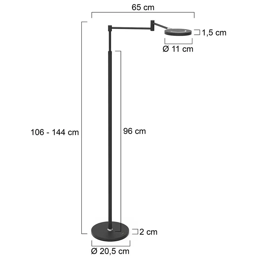 LED-Akkustehlampe Soleil