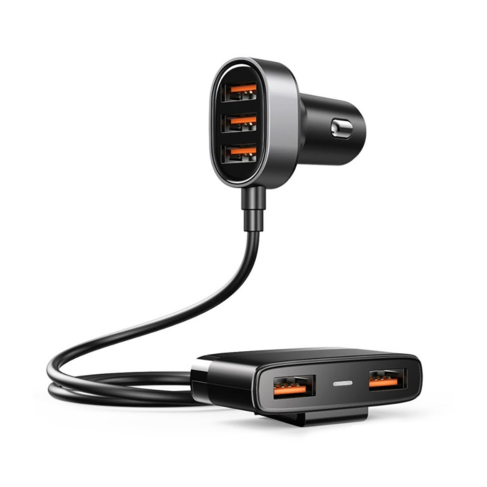 5-fach USB A Auto KFZ Ladegerät (JR-CL03) - Grau