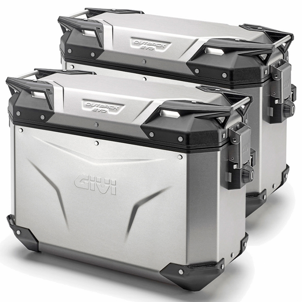 Givi - Paire de valises latérales Trekker Outback Evo 48 Aluminium