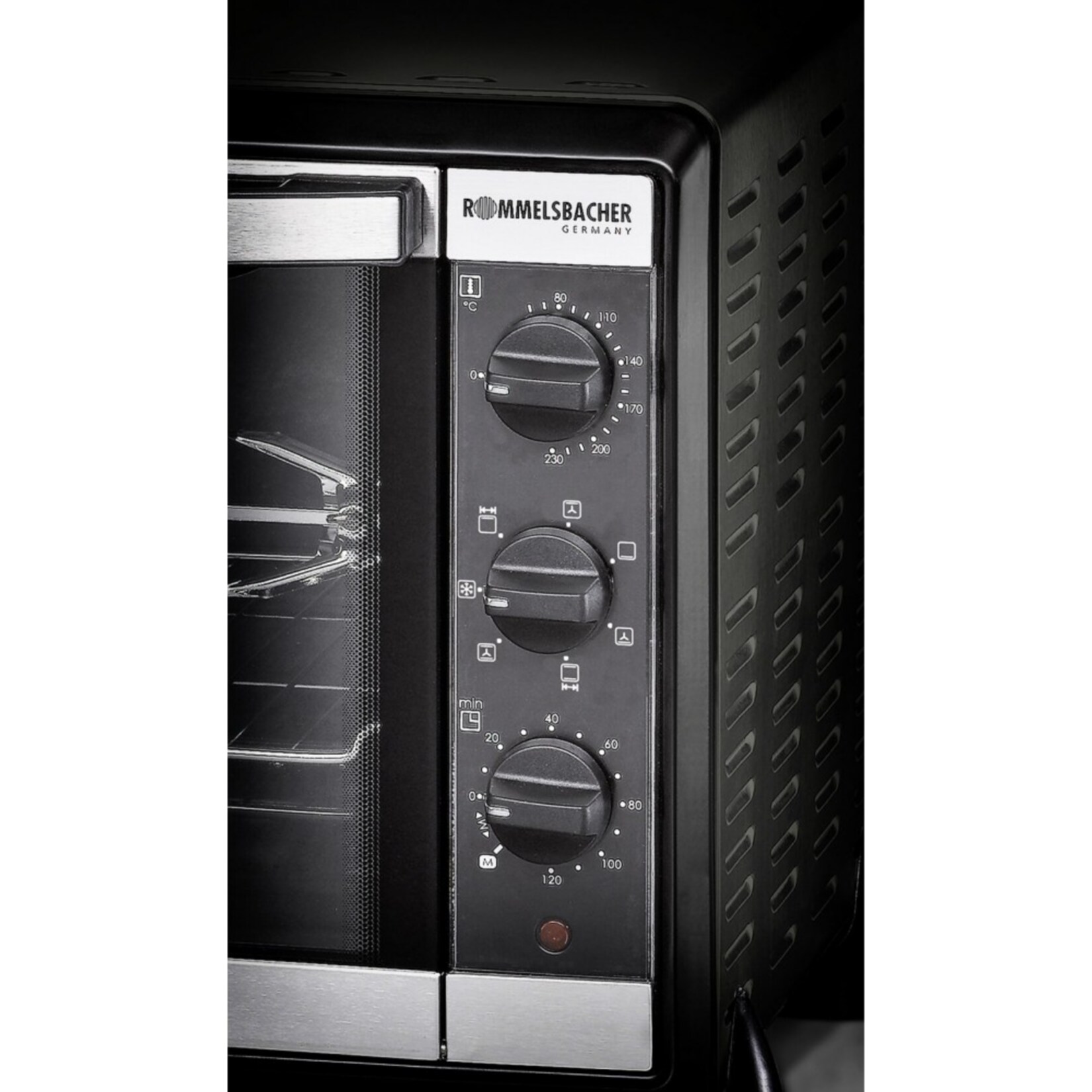 Rommelsbacher Mini-Backofen Back & Grill Ofen mit Umluft BG 1550