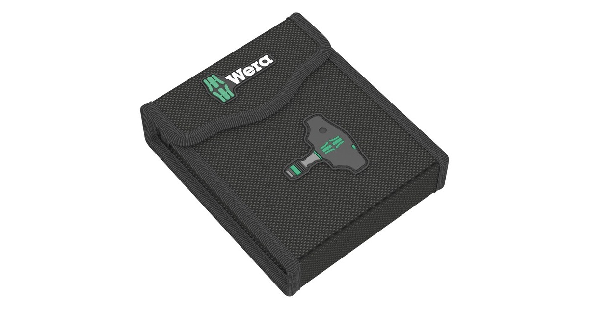WeraKraftform Kompakt 400 RA Set 1, 17‑delig bitset  (Zwart/groen)