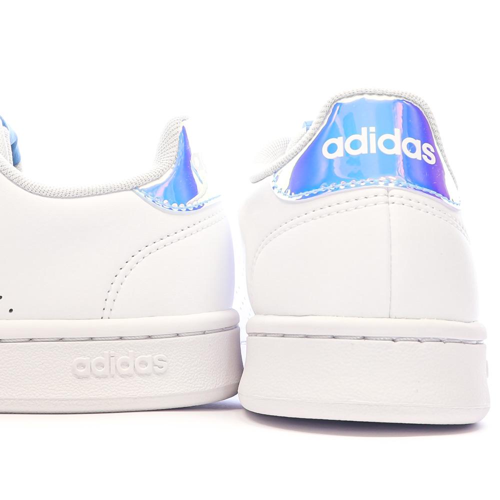 Adidas Baskets Blanches/Bleu Femme Adidas Advantage17