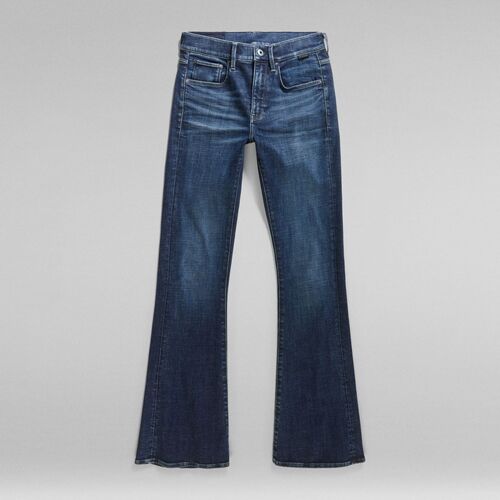 G-Star Raw - D21290 C051 - 3301 FLARE-G122 WARN IN HIMALAYA BLUE Negro