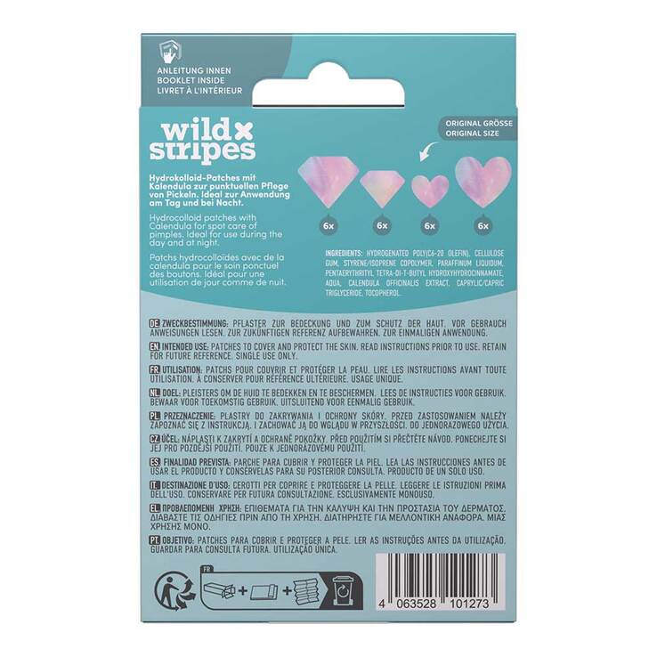 Wild Stripes Anti-Pimple Patches Diamond Recover, 24 St