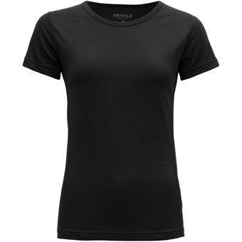 Devold Breeze Merino 150 Funktionsshirt Kurz Black Damen