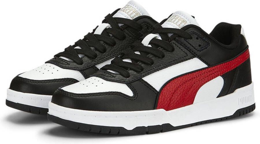 Puma RBD game Low leren sneakers wit Zwart Leer Effen 37