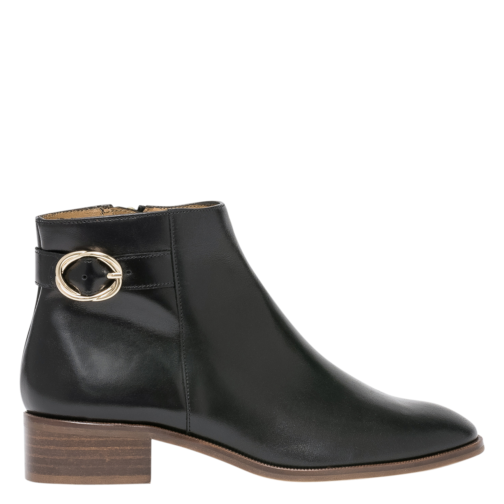 SIDONIE - Boots en cuir| Noir