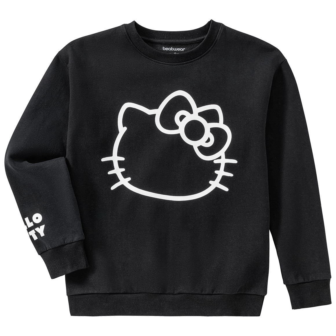 Beatwear Hello Kitty Sweatshirt mit Print schwarz