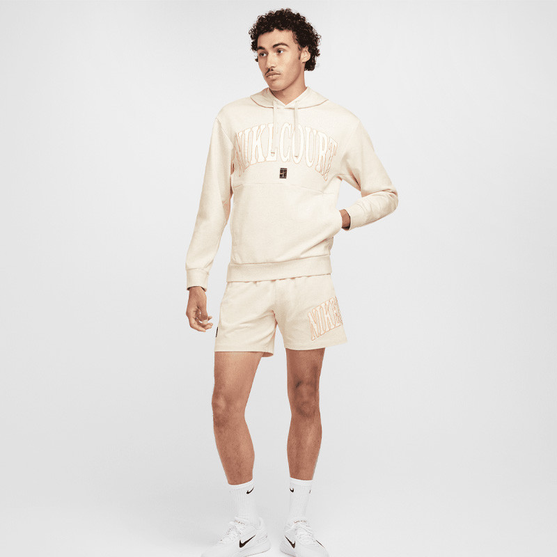 Sweat capuche homme Nike Court DriFit Heritage beige