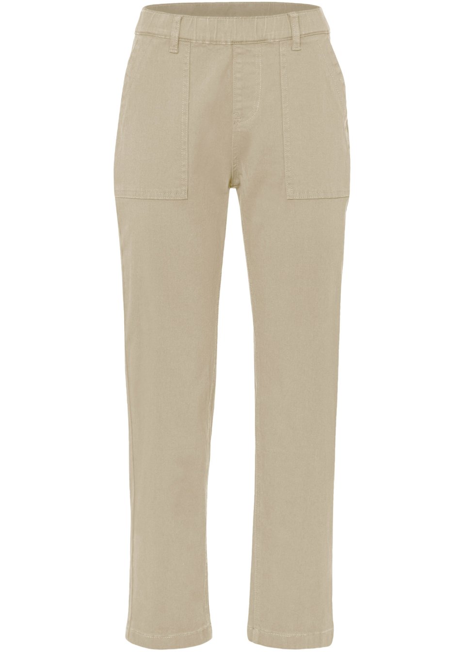 Pantalon en twill avec poches utility et taille confortable