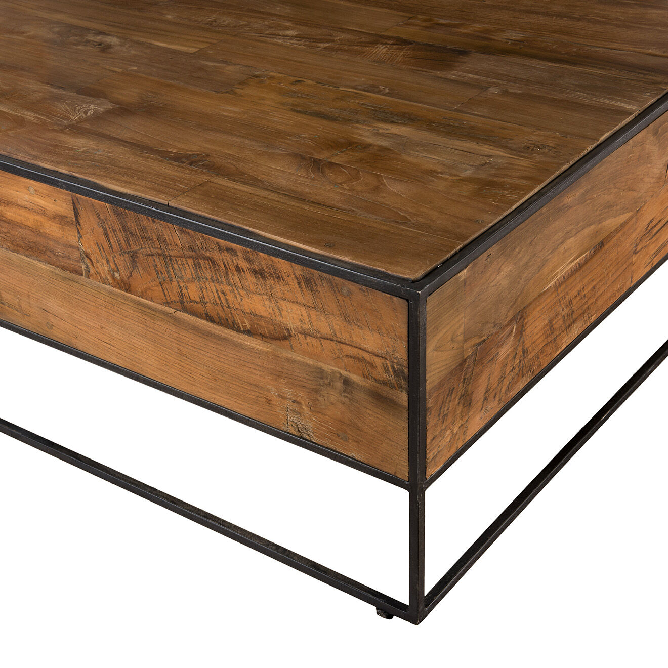 Macabane Table basse Sixtine teck - 100x100x36 cm
